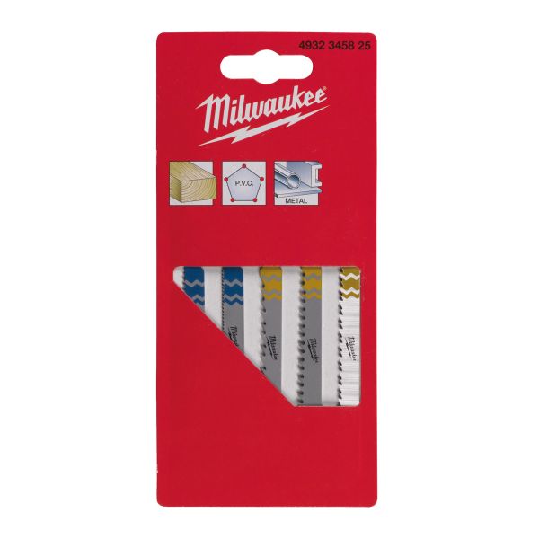 Stichsägeblatt Set 5-teilig / Milwaukee # 4932345825 / EAN: 4002395314850