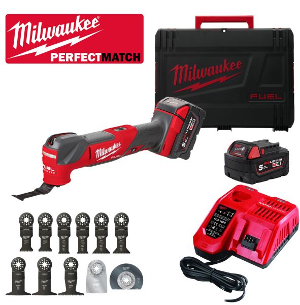 FUEL™ Akku-Multitool M18FMT-502X + STARLOCK Zubehörset PefectMatch/ Milwaukee# 4933478492PM