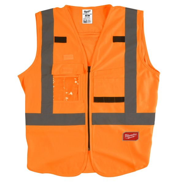 Warnschutzweste Hi-Vis Orange, Grössen: S - XXL (Milwaukee)