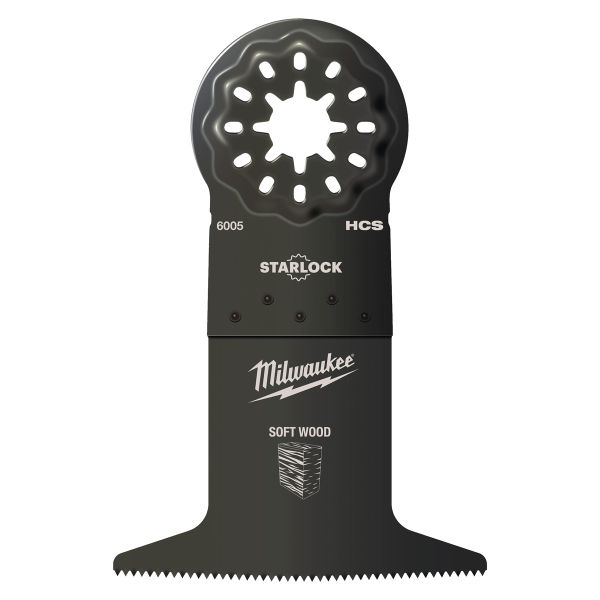 Multitool Starlock Tauchsägeblatt für Schnitte in Holz 65 x 42 mm / Milwaukee # 48906005 / EAN: 0452