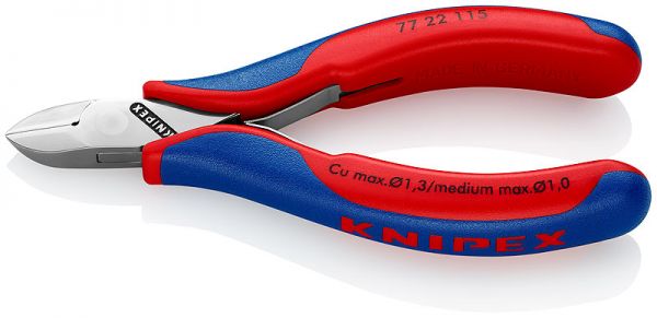 KNIPEX Elektronik Seitenschneider, Länge 115mm / VPE Stück