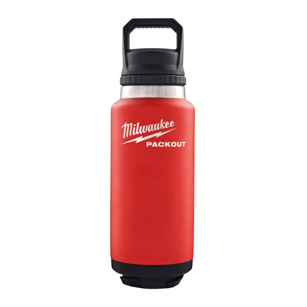 PACKOUT™ Thermosflasche 1065 ml mit Schraubdeckel, rot / Milwaukee # 4932493467 / EAN: 405854648338